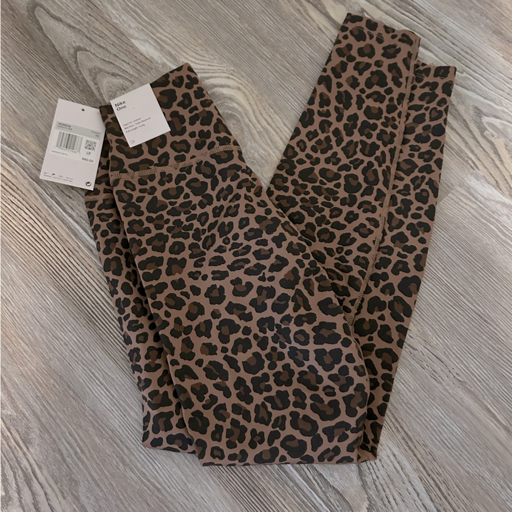 Nike one dry fit training leggings leopard sparkle XS